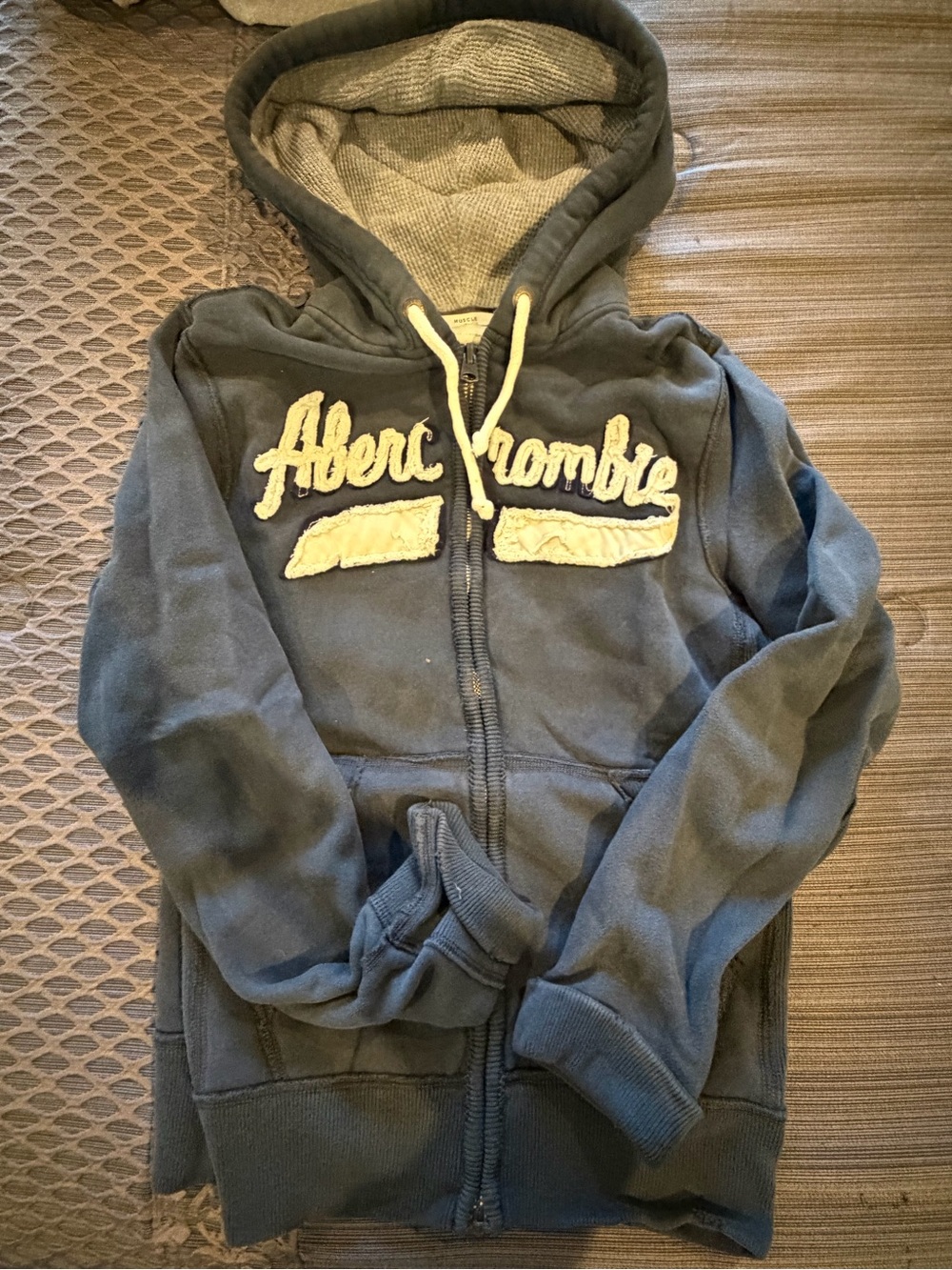 VINTAGE Abercrombie & Fitch Zip Up Hoodie